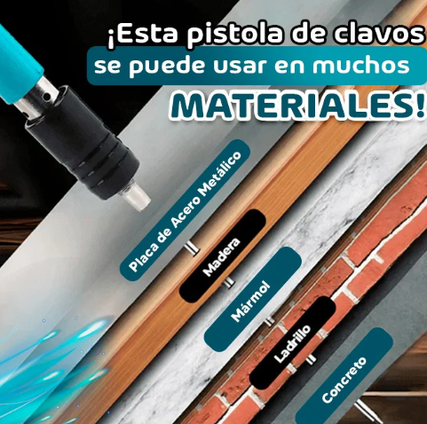 Pistola Remachadora de Clavos