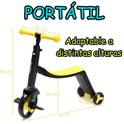 Triciclo Monopatín 3en1